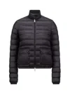 Moncler Lans Short Jacket High Collar Quilting In Multi