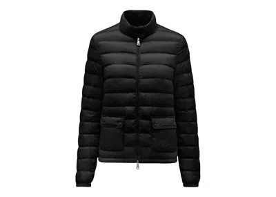 Pre-owned Moncler Women's Lans Short Down Jacket In Black