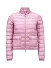Moncler Women Lans Short Down Jacket Pink In Pink