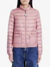 Moncler Lans Quilted Shell Jacket In Pink