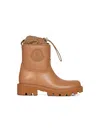 Moncler Chunky Sole Round Toe Ankle Boots