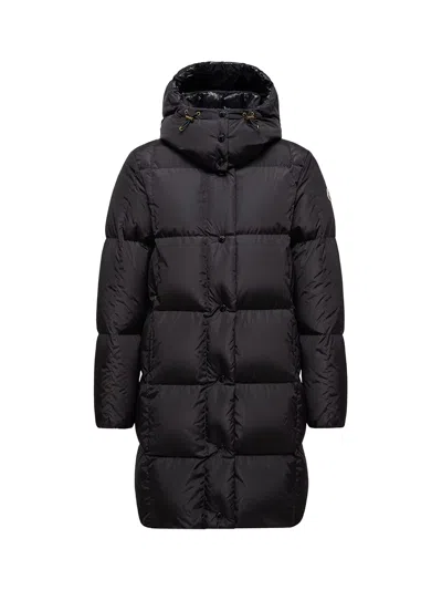 MONCLER MONCLER WOMEN LITTE LONG JACKET BLACK