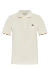 Moncler Logo-patch Polo Shirt In White