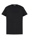 Moncler Biologic Cotton T-shirt With Embroidered Logo