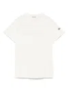Moncler Women Logo Cotton T-shirt In White