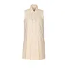 Moncler Women Cotton And Silk Mini Chemisier Dress