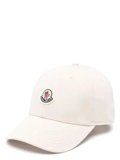 MONCLER WOMEN'S LOGO PATCH GABARDINE BASEBALL CAP