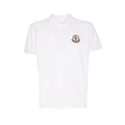 Moncler Women Logo Polo In White