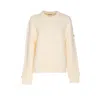 Moncler Women Logo Sweatshirt In Neutral