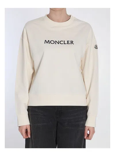 MONCLER WOMEN'S LOGO SWEATSHIRT