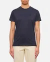 Moncler Women Logo T-shirt In Blue