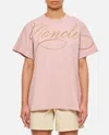 Moncler Women Logo T-shirt In Pink