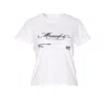 Moncler Intricate Embroidery Detail Cotton Jersey T-shirt In White