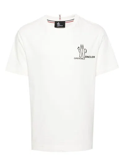 Moncler Women's Logo T-shirt In White