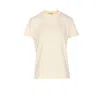 Moncler Women Logo T-shirt In Yellow