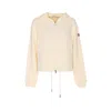 Moncler Women Logo Zip Cardigan In Yellow