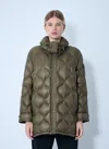 Moncler Women Lombi Short Parker Jacket In Green