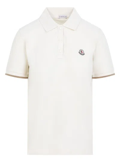 MONCLER WOMEN'S MC POLO SHIRT LOGO PATCH