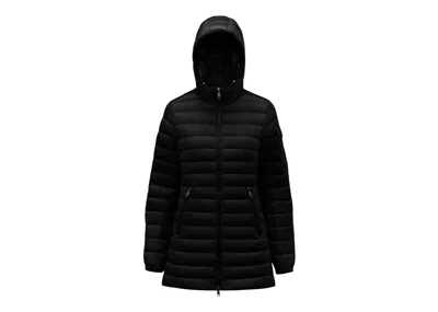 Pre-owned Moncler Women's Ments Short Down Jacket In Black