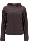Moncler Mietres Hooded Shell Jacket In Marrone