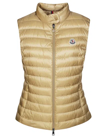 Moncler Women's Mini Gilet For Ss26 In Brown