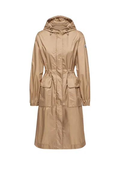 Moncler Women's Mini Nylon Lining Jacket With Adjustable Hood - Size 0 In Neutral