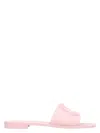 Moncler Rubber Slides With Flat Sole And Open Toe