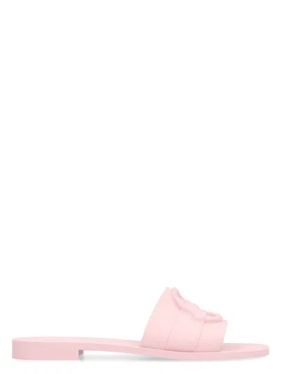 MONCLER WOMEN'S MON RUBBER SLIDES