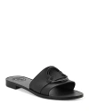 Moncler Women's Mon Slide Sandals In Black