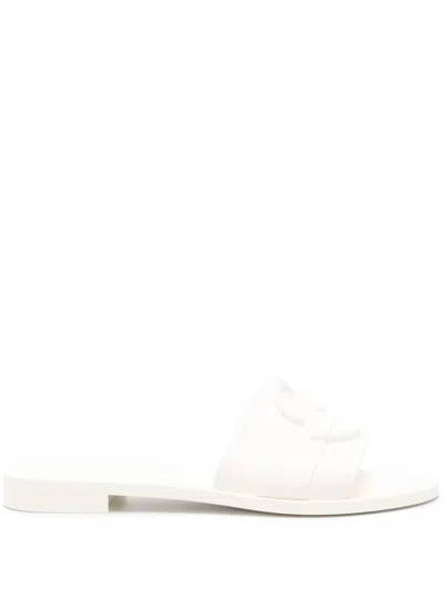 Moncler Women Mon Slides In White