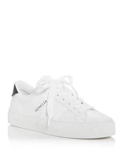 MONCLER WOMEN'S MONACO LOW TOP SNEAKERS