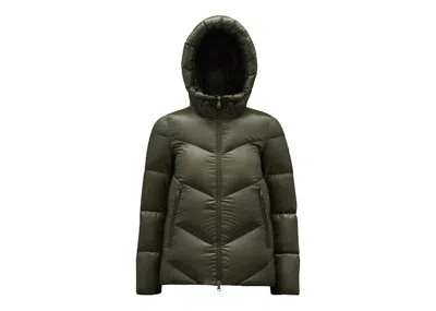 Pre-owned Moncler Women's  Chambon Short Down Jacket In Green
