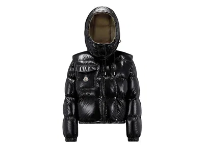 Pre-owned Moncler Women's  Karakorum Ripstop Short Down Jacket In Black (i20931a0018359607999)