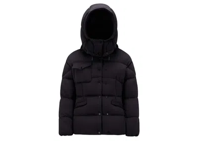 Pre-owned Moncler Women's  Karakorum Tech Jersey Short Down Jacket In Black (i20931a0020189ab4999)