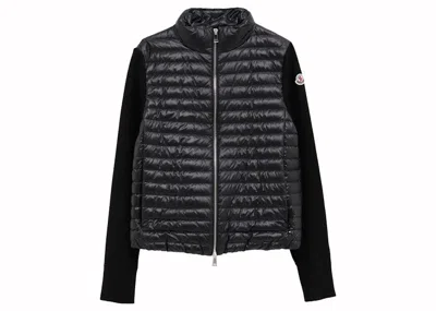 Pre-owned Moncler Women's  Padded Wool Cardigan In 999