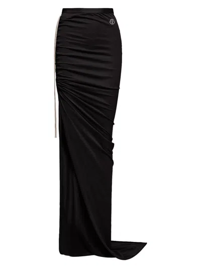 Moncler Women's  + Rick Owens Adjustable Skirt In Cotton In Black