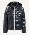 Moncler Andro Hooded Short Down Jacket In Black