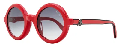 Moncler Women's Orbit Alt Fit Sunglasses Ml0261f 66b Red 50mm In Multi