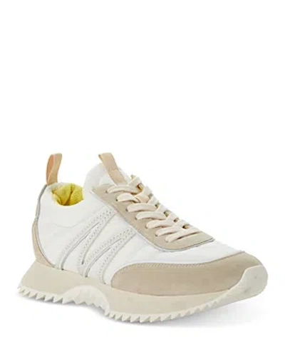 Moncler Women's Pacey Low Top Sneakers In Cream