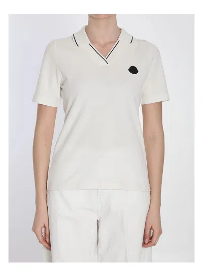 MONCLER WOMEN'S PACTH POLO T-SHIRT