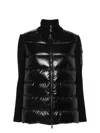 Moncler Suyen Long Down Jacket In Black