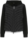Moncler Zip Up Sweaters And Cardigans In Black