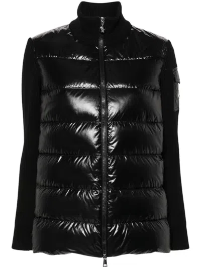 Moncler Suyen Long Down Jacket In Black