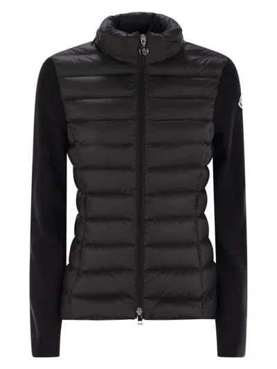 Moncler Women's Padded Wool Cardigan With Zip