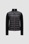 Moncler Women Padded Zip Cardigan In Black
