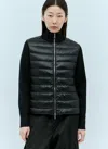 Moncler Women Padded Zip-up Cardigan In Blue