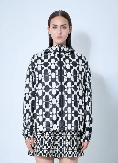 Moncler Women Pichon Printed Jacket In Black