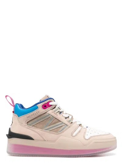 MONCLER WOMEN'S PIVOT MID LOGO SNEAKERS | SIZE 38 | I109B4M00150M2973P17 COLOR MULTIPLECOLORS