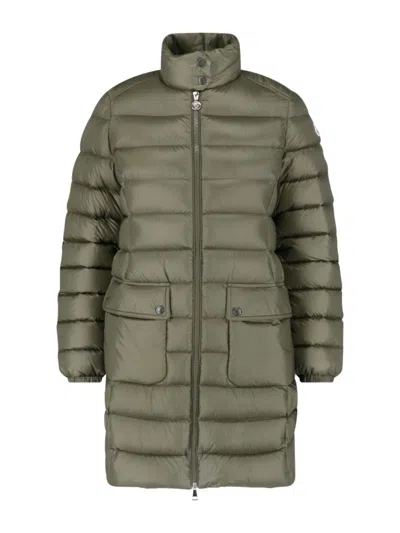Moncler Padded Down Jacket In Animal Print