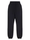 Moncler Track Pants In Tech Fabric In Black